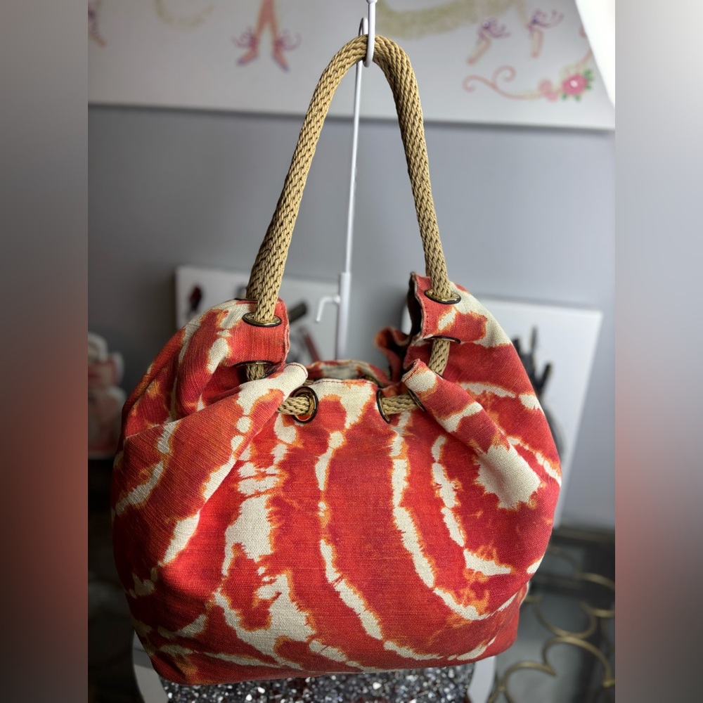 Michael Kors Marina large tie-dye canvas tote EUC - Picture 4 of 13